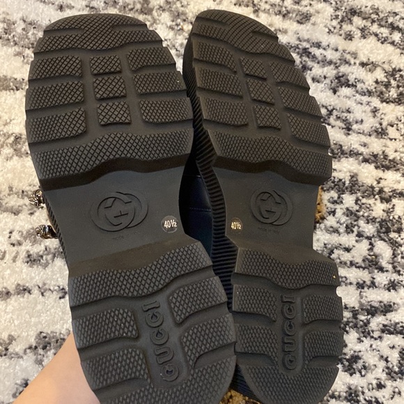 Gucci Black Dionysus Cordovan Lux Loafers Flats - Picture 10 of 11